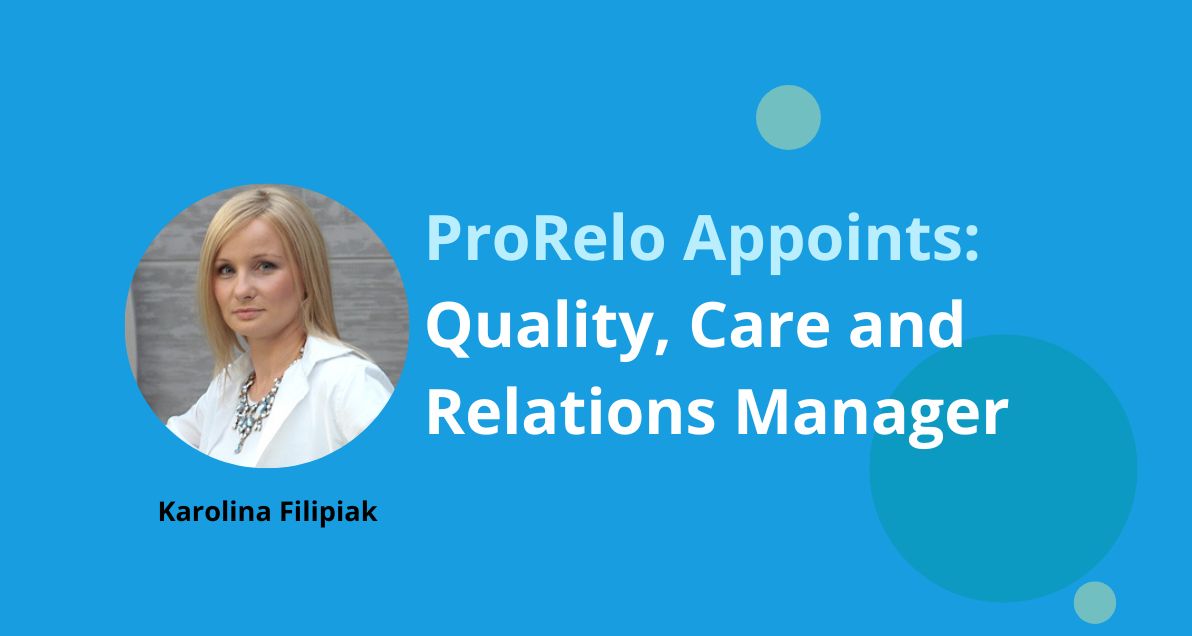 ProRelo Appoints Quality, Care an Relations Manager